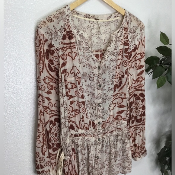 Free People Boho Tunic Top - Picture 2 of 11